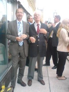 Picture 2 of Desmond Conridge and Wally Wright at the House of Lords